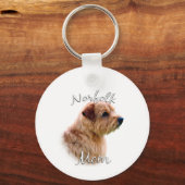 Porte-clés Norfolk Terrier Maman 2 (Recto)