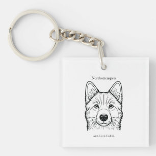 Porte-clés Norrbottenspets Portrait