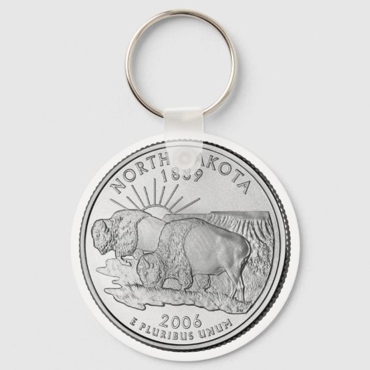 Porte-clés North Dakota State Quarter (Recto)