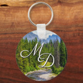 Porte-clés North Fork Shoshone River Monogram Key Chain (Recto)