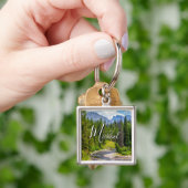 Porte-clés North Fork Shoshone River Square Keychain (main)