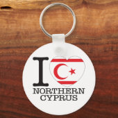 Porte-clés Northern Cyprus Love v2 (Recto)