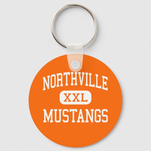 Porte-clés Northville - Mustangs - High - Northville Michigan (Recto)