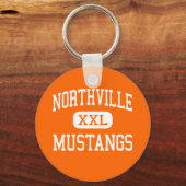 Porte-clés Northville - Mustangs - High - Northville Michigan (Recto)
