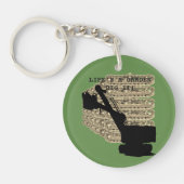 Porte-clés Northwest Shovel L'ingénieur d'exploitation vit un (Devant)