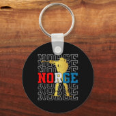 Porte-clés Norvège Biathlon Norge Original (Recto)