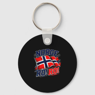 Porte-clés Norvège norge drapeau vintage supporter de footbal