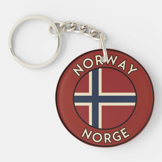 Porte-clés Norvège Norvège (Devant)