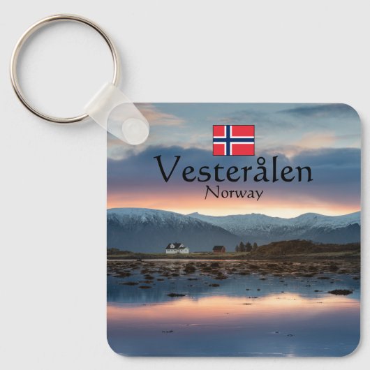 Porte-clés Norvège Vesteralen Souvenir (Recto)