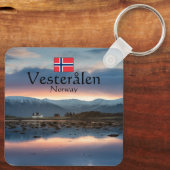 Porte-clés Norvège Vesteralen Souvenir (Verso)
