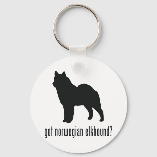 Porte-clés Norvégien Elkhound (Recto)