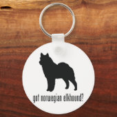 Porte-clés Norvégien Elkhound (Recto)