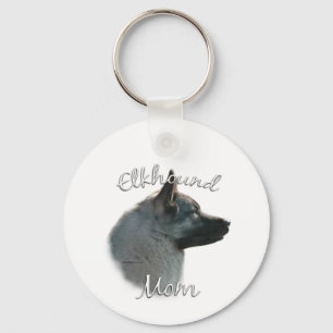 Porte-clés Norvégien Elkhound Mom 2