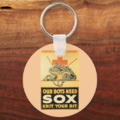 Porte-clés Nos garçons ont besoin de Sox (Recto)