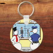 Porte-clés Noseless Snowman Bunny Suspect Gifts & Tees (Recto)