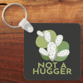 Porte-clés Not A Hugger Cactus Keychain (Recto)