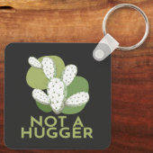 Porte-clés Not A Hugger Cactus Keychain (Verso)
