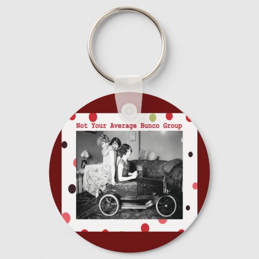 Porte-clés not your average bunco group (Recto)