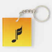 Porte-clés Note de musique (Dos)