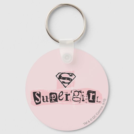 Porte-clés Note de rançon du logo Supergirl (Recto)