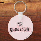 Porte-clés Note de rançon du logo Supergirl (Recto)
