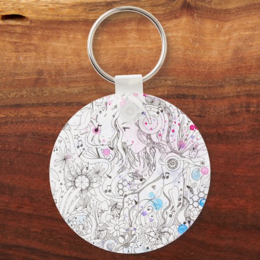 Porte-clés Note pop (Recto)