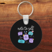 Porte-clés Note To Self You Suicide Prevention Awareness Mont (Recto)