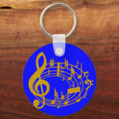 Porte-clés Notes de doré_ (Recto)