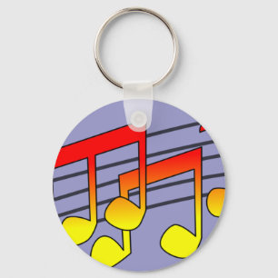 Porte-clés Notes de musique