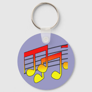 Porte-clés Notes de musique