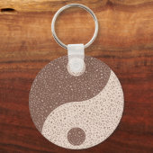 Porte-clés Notes de musique Yin Yang (Recto)