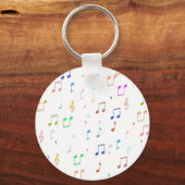 Porte-clés Notes et symboles de musique (Recto)
