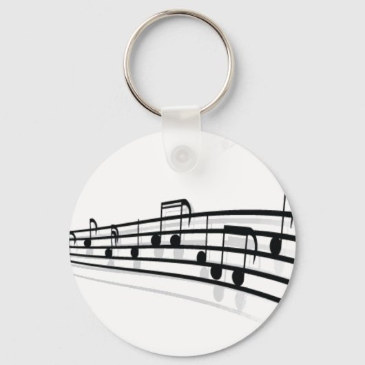 Porte-clés Notes musicales (Recto)