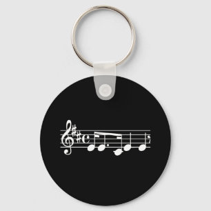Porte-clés Notes musicales