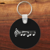 Porte-clés Notes musicales (Recto)