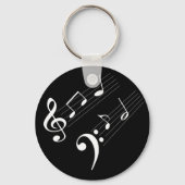 Porte-clés Notes musicales (Recto)