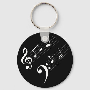 Porte-clés Notes musicales