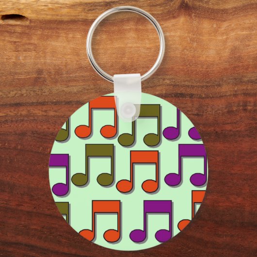 Porte-clés Notes musicales (Recto)