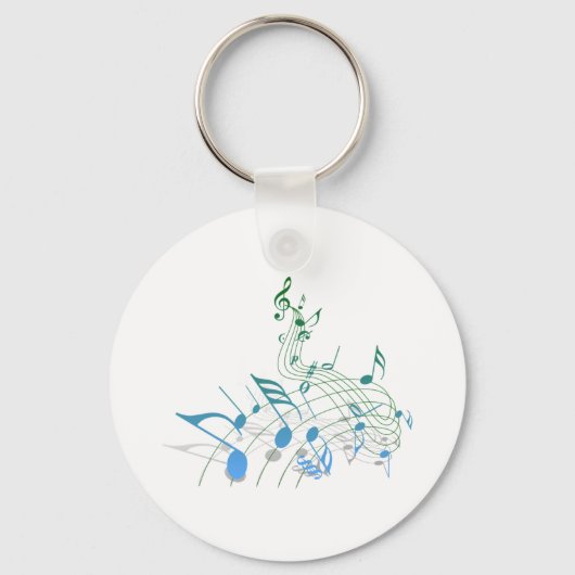 Porte-clés Notes musicales (Recto)