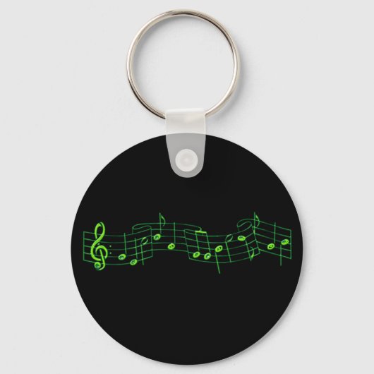 Porte-clés Notes musicales (Recto)