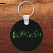 Porte-clés Notes musicales (Recto)