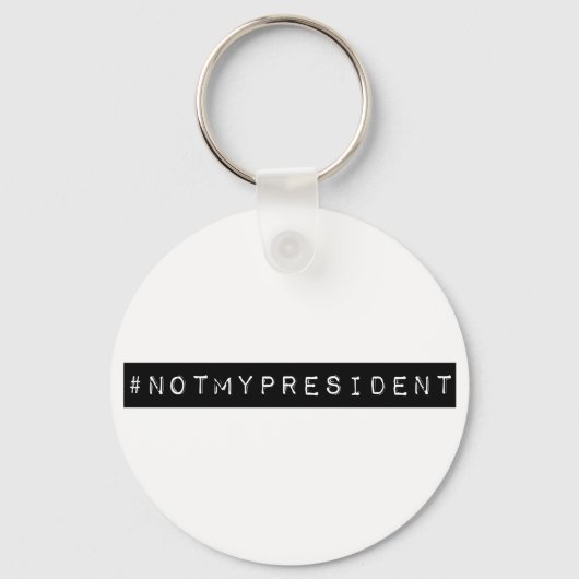 Porte-clés #notmypresident (Recto)