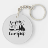 Porte-clés Notre caravane de camping (Dos)