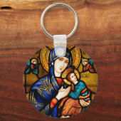 Porte-clés notre dame d'aide perpétuelle (Recto)
