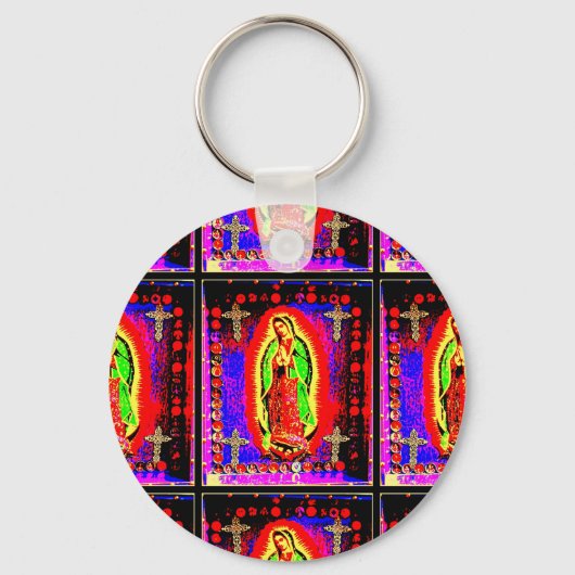Porte-clés Notre-Dame de Guadalupe (Recto)