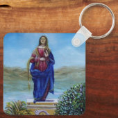 Porte-clés NOTRE DAME DE LA LUMIÈRE Vierge de l'Immaculée Con (Verso)