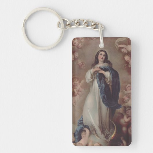 Porte-clés Notre-Dame de l'Immaculée Conception Art (Devant)