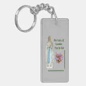 Porte-clés Notre Dame de Lourdes (Devant gauche)