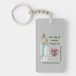 Porte-clés Notre Dame de Lourdes