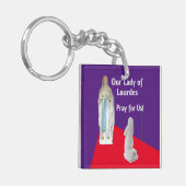Porte-clés Notre Dame de Lourdes (Devant gauche)